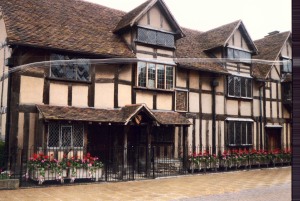 Shakespeare's birth place.