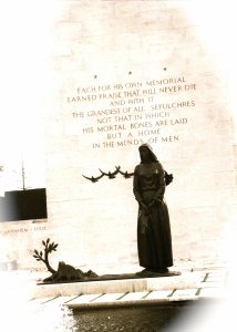 Bronze memorial at the American Memorial, Margraten, Netherlands