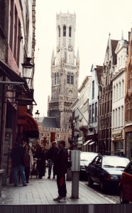 Belfry Tower, 13th century - symbolizing the love of freedom of the burghers of medieval Brugge.