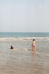 Swimming in the Channel where the Miracle of Dunkirk happened.