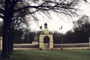 The War Cemetery at Delville Wood near Longueval, France, Flanders fields