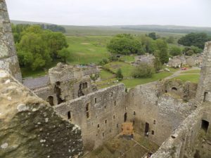 Bolton Castle ruins, been in the Scrope family since the 1300s.